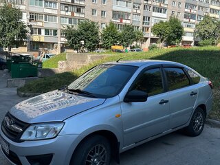 2016 Lada (ВАЗ) Granta I, серебристый, 450000 рублей, вид 1