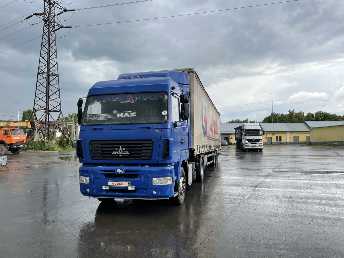 Маз 5440 синий