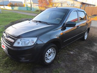 2016 Lada (ВАЗ) Granta I, чёрный, 330000 рублей, вид 1