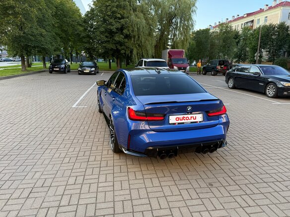 2021 BMW M3 Competition Package VI (G80), синий, 6700000 рублей - вид 18