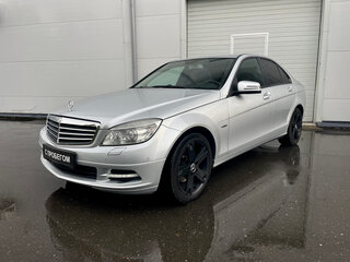 2010 Mercedes-Benz C-Класс 180 BlueEFFICIENCY III (W204), серебристый, 1199000 рублей, вид 1
