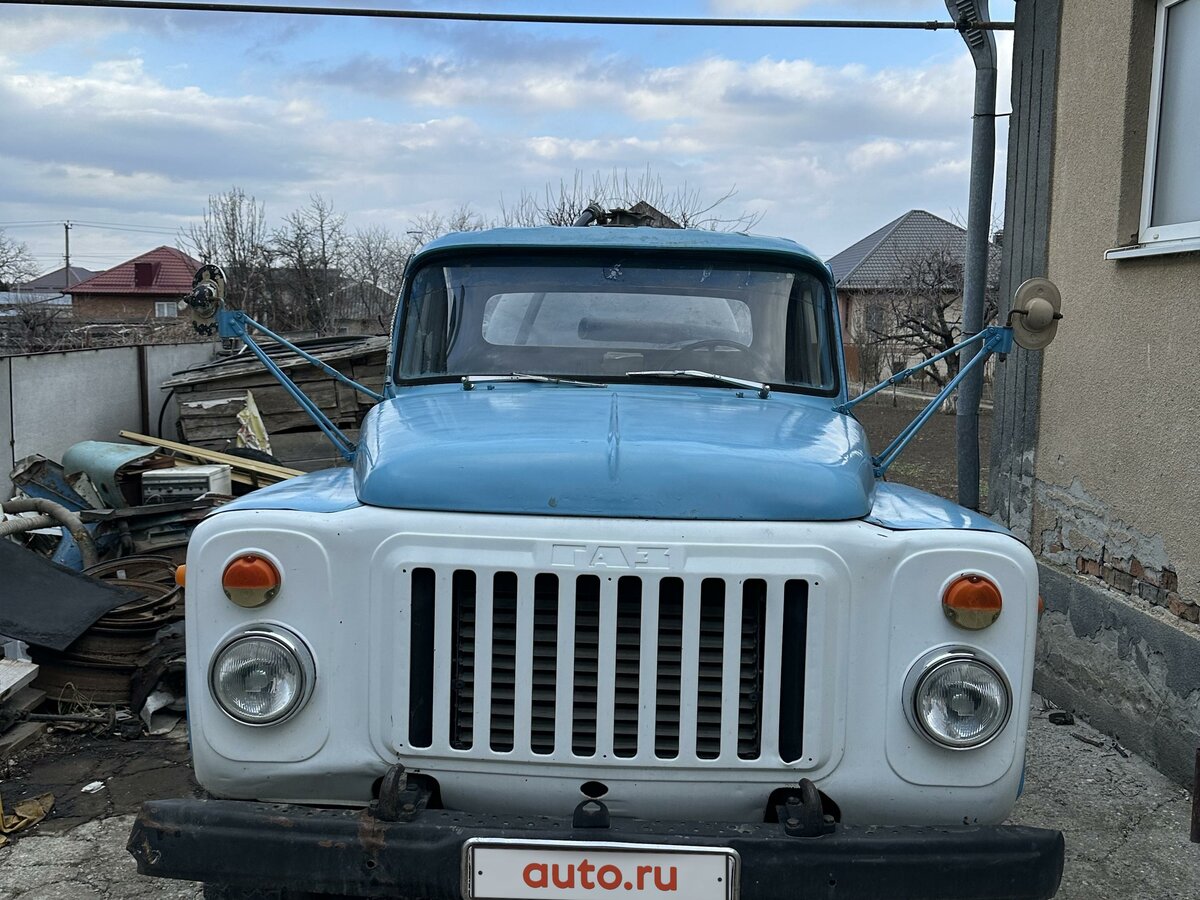 Купить б/у ГАЗ 53 гибрид механика в Ессентукской: голубой автоцистерна ...