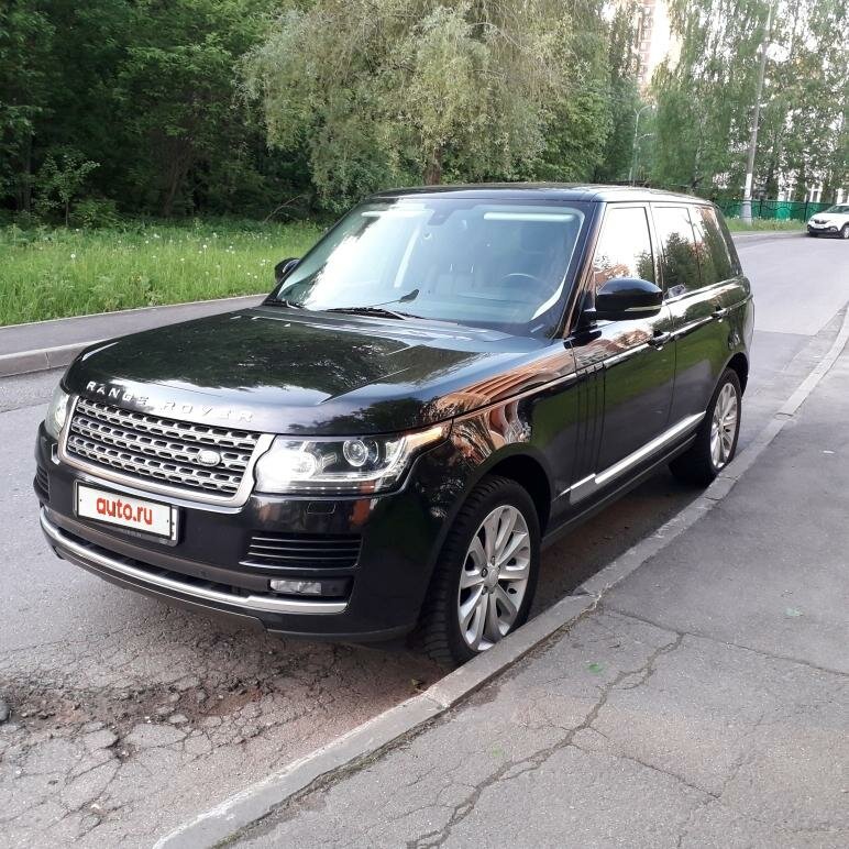 Рендж ровер суперчардж черный