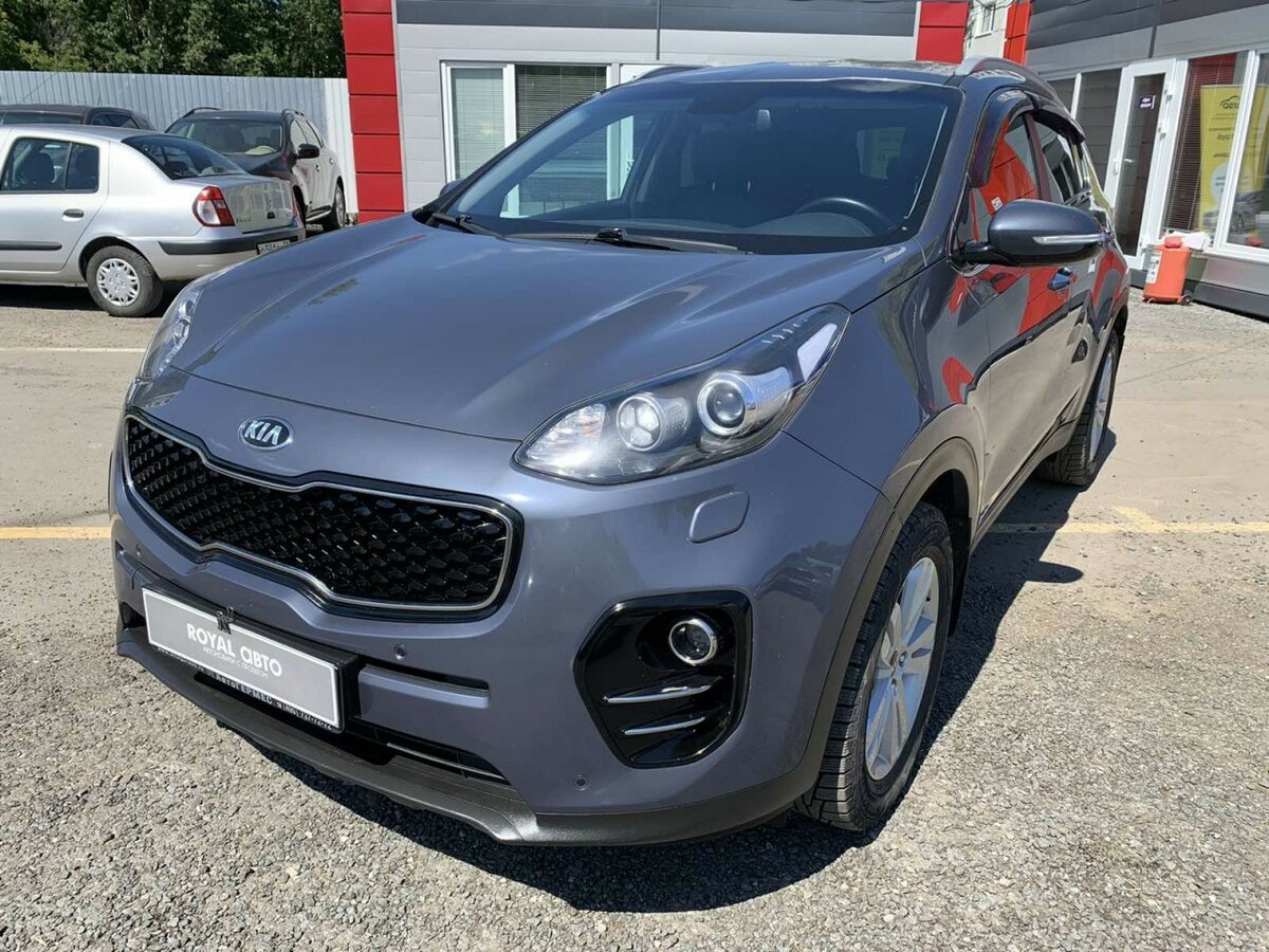 Kia Sportage 2017 синий