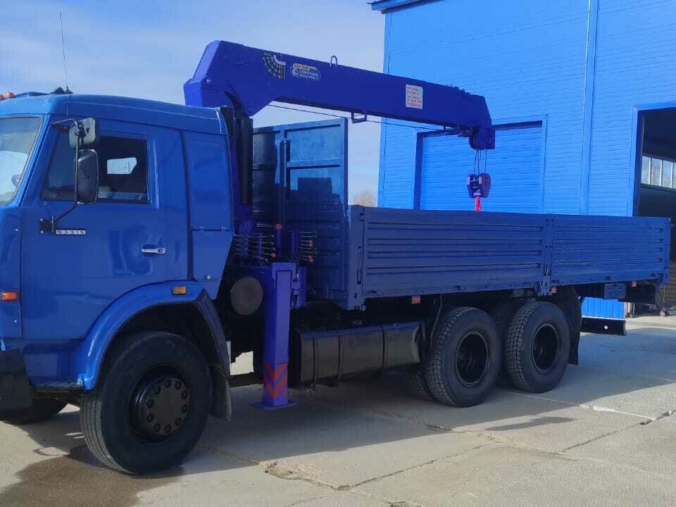 Купить б/у КамАЗ 53215 дизель механика в Балабаново: синий бортовой с ...