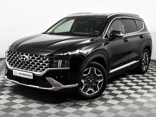 2021 Hyundai Santa Fe IV Рестайлинг, чёрный, 3032000 рублей, вид 1