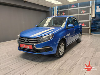 2019 Lada (ВАЗ) Granta I Рестайлинг, голубой, 565000 рублей, вид 1