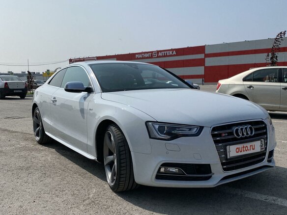 2012 Audi S5 I (8T) Рестайлинг, белый - вид 3