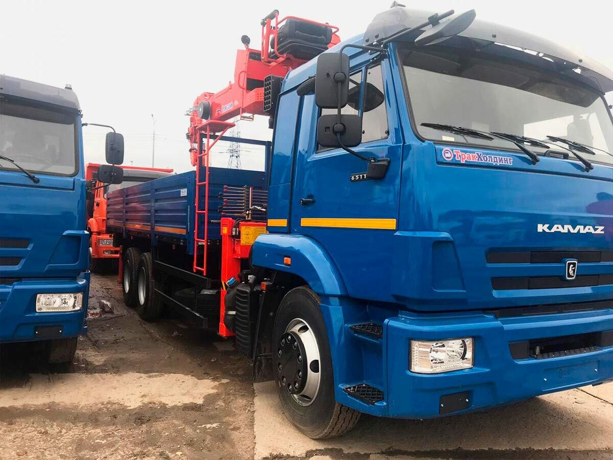 Бампер камаз 65117 синий