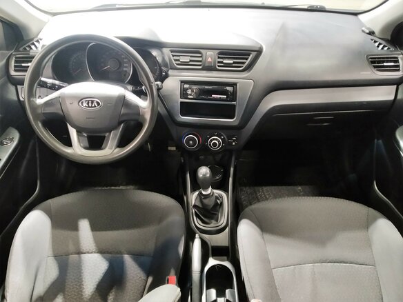 2012 Kia Rio III, серебристый - вид 6