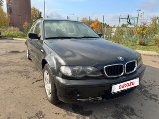 2002 BMW 3 серии 316i IV (E46) Рестайлинг, чёрный, 999000 рублей, вид 1
