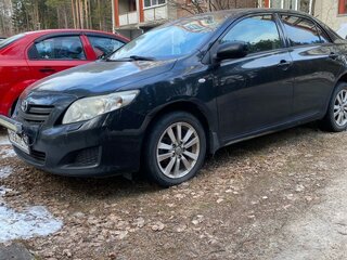 2008 Toyota Corolla X (E140, E150), чёрный, 650000 рублей, вид 1