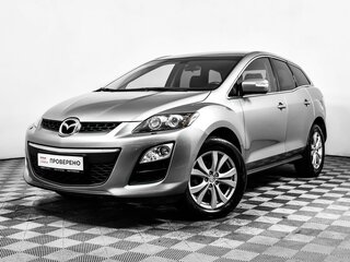 2010 Mazda CX-7 I Рестайлинг, серебристый, 878000 рублей, вид 1