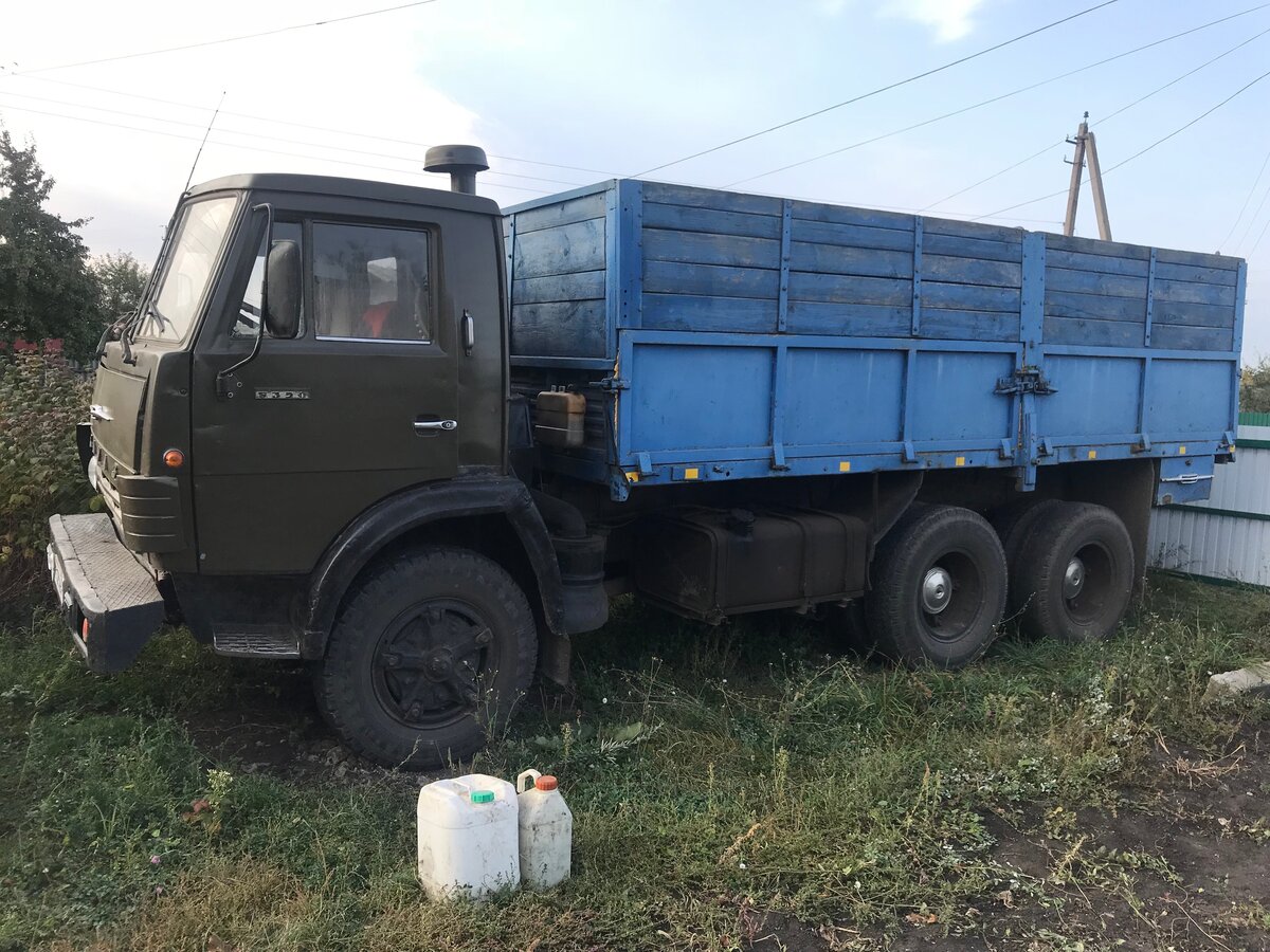 Купить б/у КамАЗ 5320 дизель механика в Тамале: зелёный бортовой ...