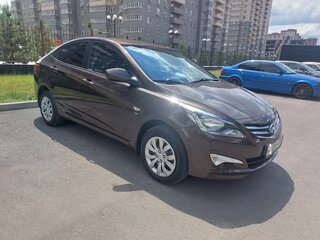 2015 Hyundai Solaris I Рестайлинг, коричневый, 1250000 рублей, вид 1