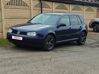 1999 Volkswagen Golf IV, синий, 395000 рублей, вид 1