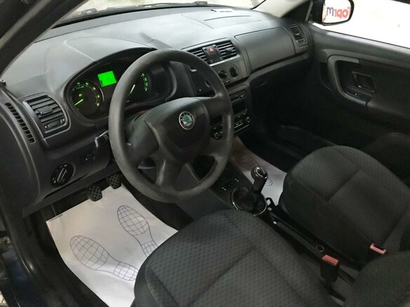 2012 Skoda Fabia II Рестайлинг, синий - вид 8