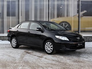 2011 Toyota Corolla X (E140, E150) Рестайлинг, чёрный, 1089000 рублей, вид 1