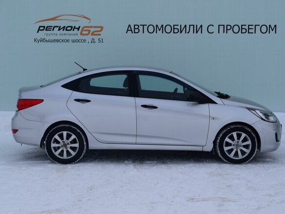 2013 Hyundai Solaris I, серебристый - вид 3