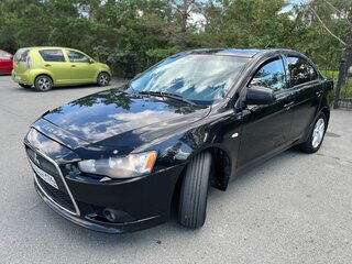 2012 Mitsubishi Lancer X Рестайлинг, чёрный, 489500 рублей, вид 1