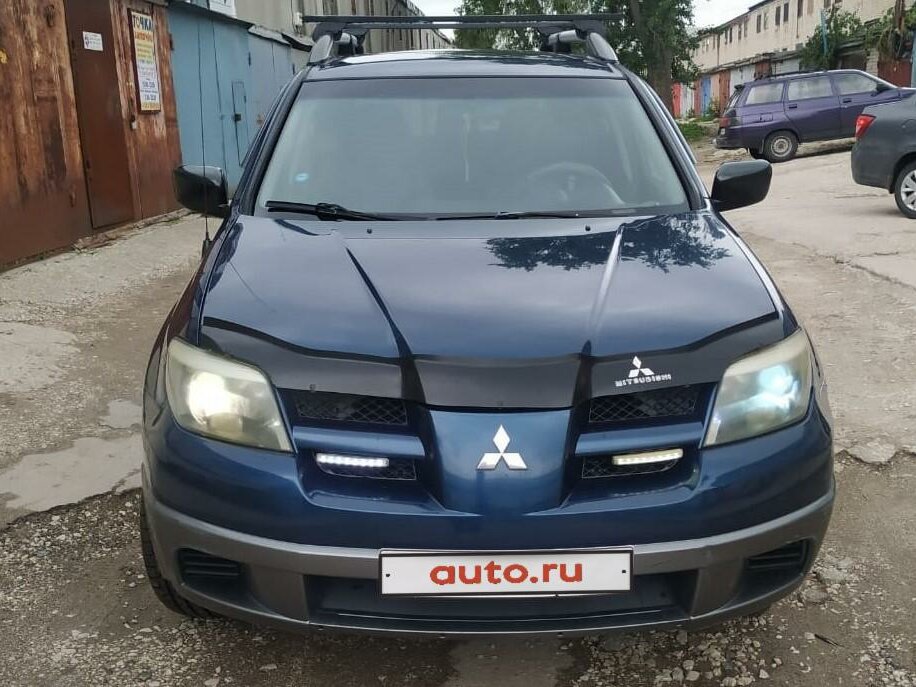 Мицубиси аутлендер синий