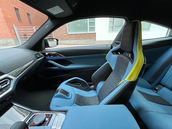 2021 BMW M4 Competition Package G82/G83, синий - вид 1