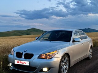 2006 BMW 5 серии 525i V (E60/E61), серебристый, 1200000 рублей, вид 1