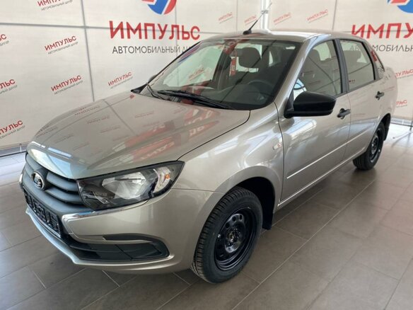 2021 Lada (ВАЗ) Granta I Рестайлинг, серый - вид 2