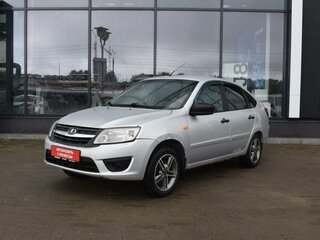 2015 Lada (ВАЗ) Granta I, серебристый, 335000 рублей, вид 1