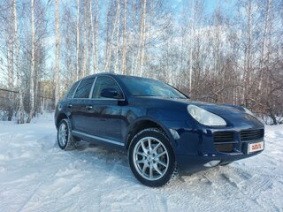 2005 Porsche Cayenne I (955), синий, 1300000 рублей, вид 1