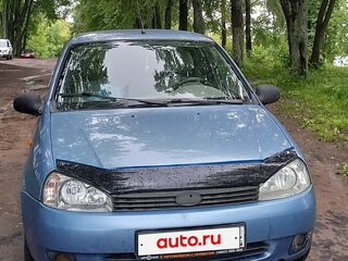 2006 Lada (ВАЗ) Kalina I, голубой, 130000 рублей, вид 1