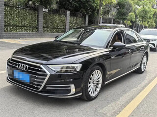 2021 Audi A8 Long 50 TDI IV (D5), чёрный, 5200000 рублей, вид 1