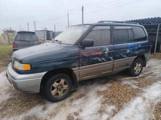 1998 Mazda MPV I (LV), синий, 260000 рублей, вид 1