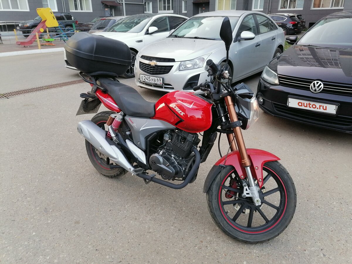 Stels Flame 200 девушка