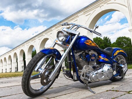 Custom softail chopper hotsell