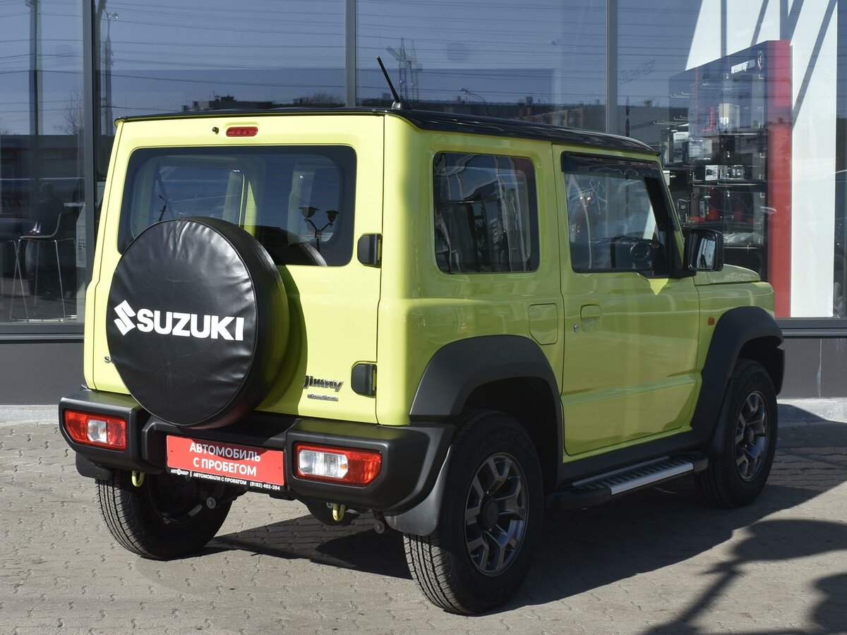 2021 Suzuki Jimny IV, жёлтый, 2420000 рублей - вид 4