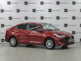 2021 Hyundai Solaris II Рестайлинг, красный, 1419990 рублей, вид 1