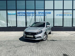 2015 Lada (ВАЗ) Vesta I, серебристый, 743000 рублей, вид 1