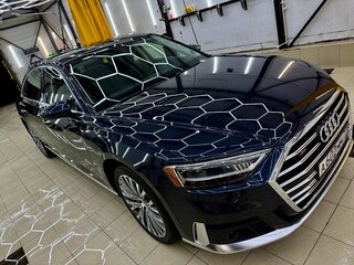 2019 Audi A8 Long 55 TFSI IV (D5), синий, 4050000 рублей, вид 1
