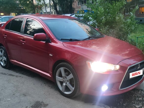 2007 Mitsubishi Lancer X, красный, 660000 рублей - вид 1