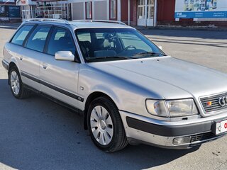 1993 Audi 100 IV (C4), серебристый, 320000 рублей, вид 1