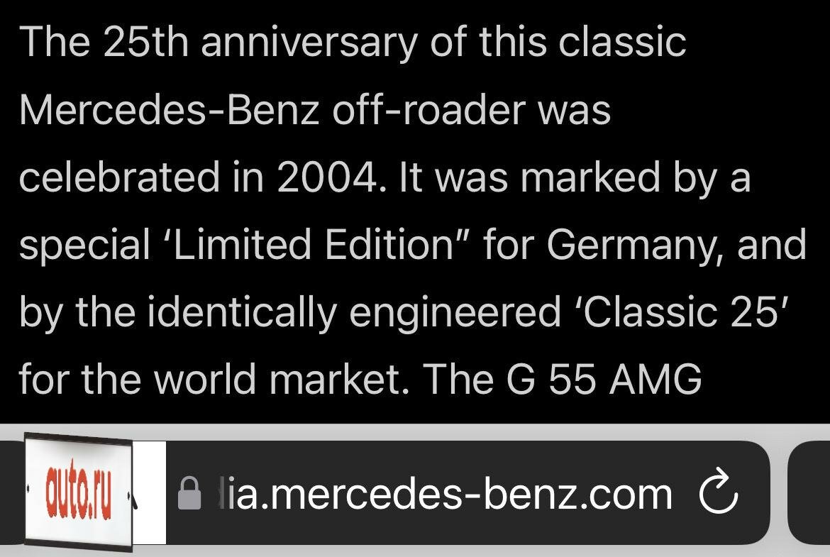 Купить б/у Mercedes-Benz G-Класс AMG I (W463) 55 AMG 5.4 AT (476 л.с ...