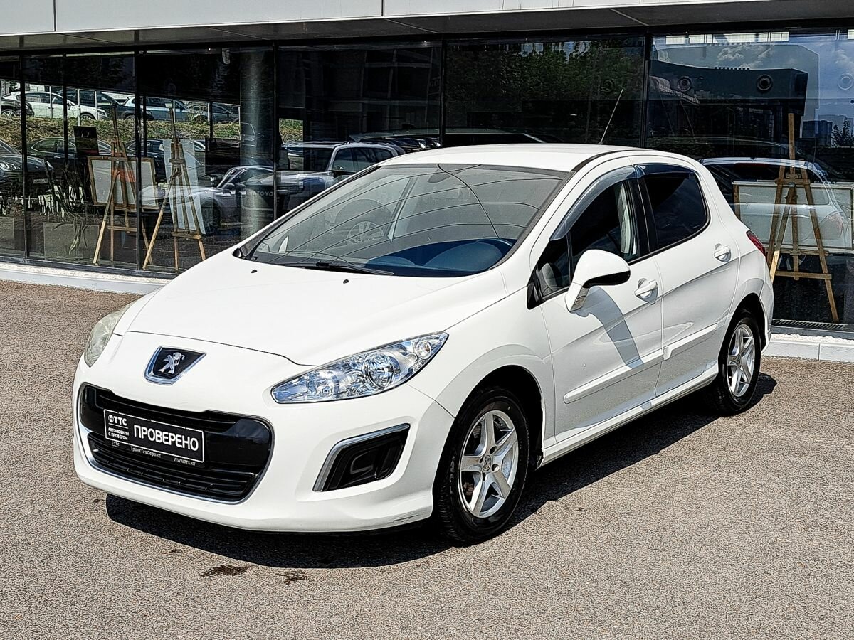 Купить б/у Peugeot 308 I 1.6 AT (120 л.с.) бензин автомат в Уфе: белый ...