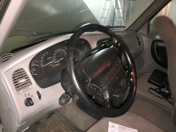 1995 Ford Ranger (North America) II, синий - вид 3