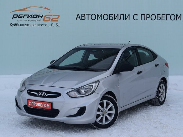 2013 Hyundai Solaris I, серебристый