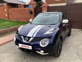2017 Nissan Juke I Рестайлинг, синий, 1520000 рублей, вид 1