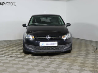 2011 Volkswagen Polo V, чёрный, 429990 рублей, вид 2