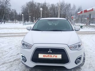 2014 Mitsubishi ASX I Рестайлинг, белый, 1450000 рублей, вид 1