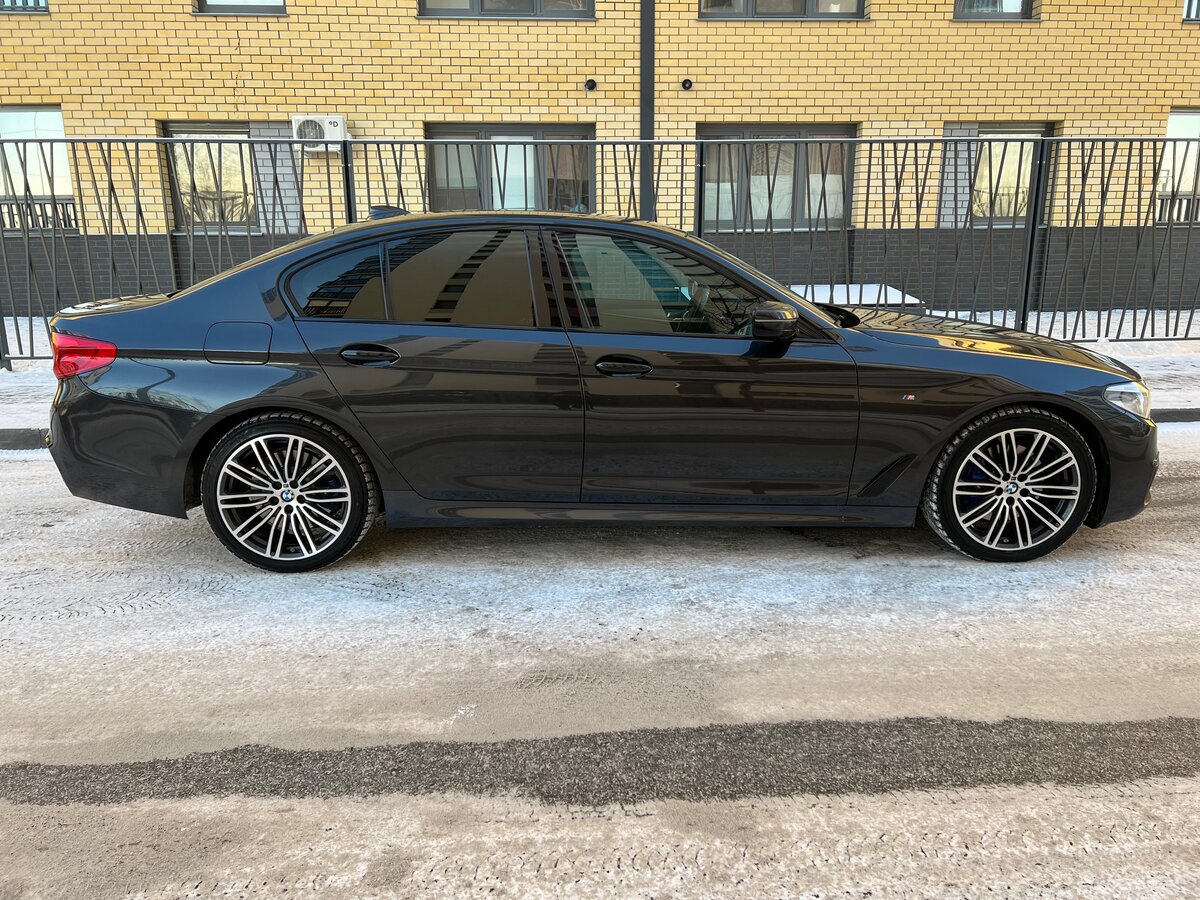2018 BMW 5 серии 530i xDrive VII (G30/G31), серый - вид 3