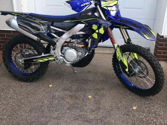 2022 Yamaha WR450F, синий, 990000 рублей